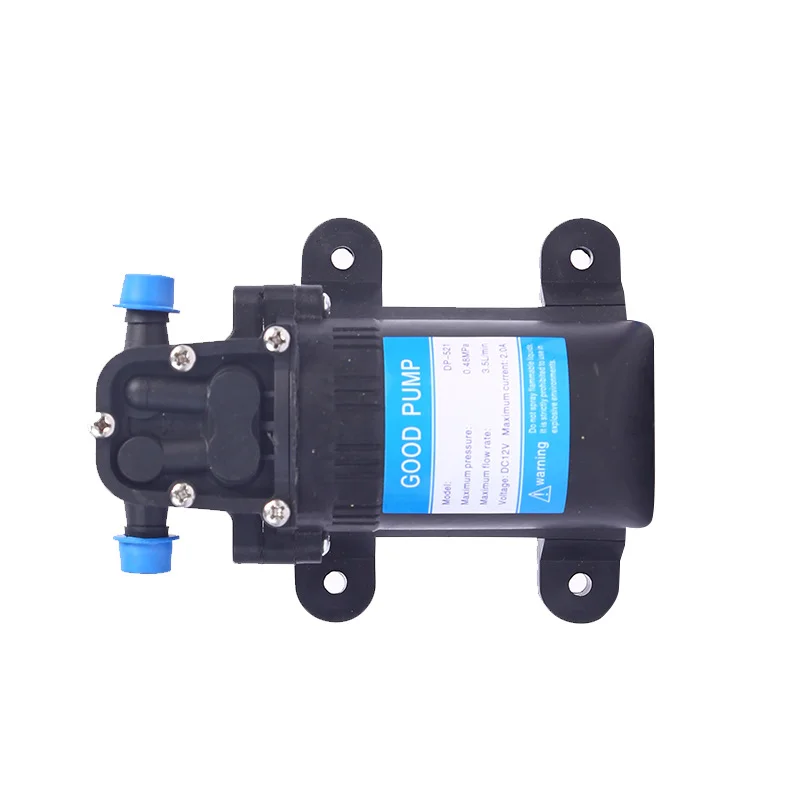 73 PSI Water Pump DC12V Water Pump For Outdoor Cleaning Tasks High Pressure Output Efficient Flow Rate Sturdy Plastic Build