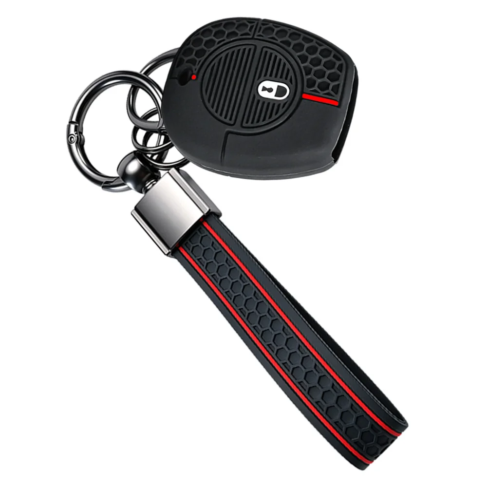 1Button Keychain For Nissan Navara X-Trail Almera Tino Primera Terrano Micra Patrol Silicone Car Remote Key Fob Shell Cover Case