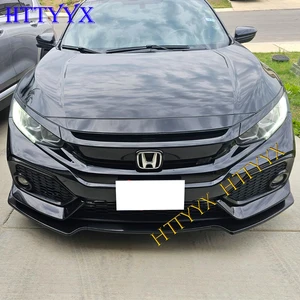 Htyyx splitter ön tampon, araba difüzör dudak kiti, koruma penceresi, en civic hatchback / salon / coupe tipi r fk7 fk8 size 2016-2021 Mutfaktaki 6 büyük satış elemanı-no. 1