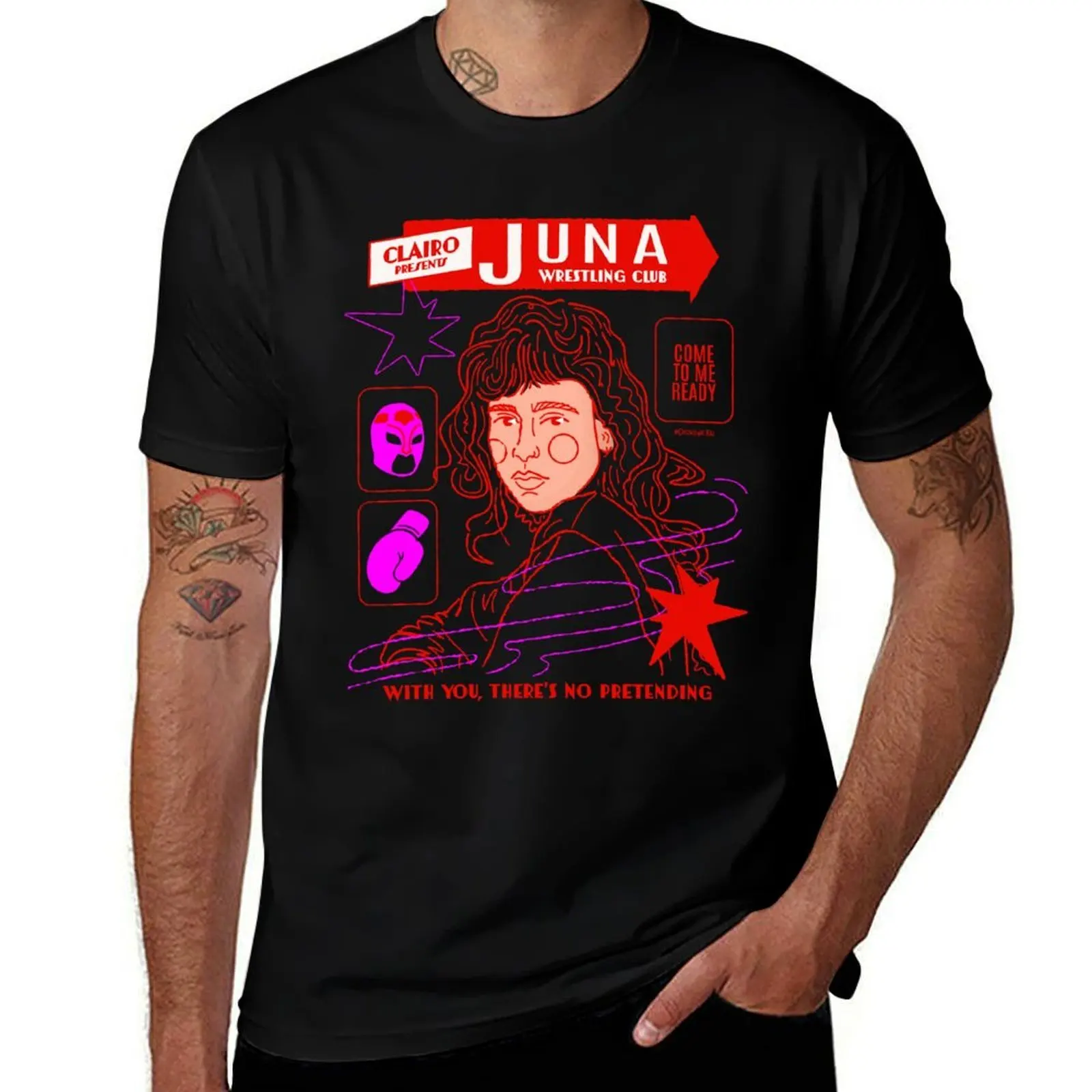 

Clairo - Juna Wrestling Club T-Shirt graphic tee shirt quick-drying anime figures mens graphic t-shirts