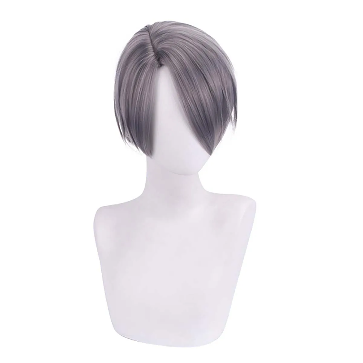 Halloween Party Game Identity V Embalmer Aesop Carl Butler Cosplay Grey Short Ponytail Hair Wig
