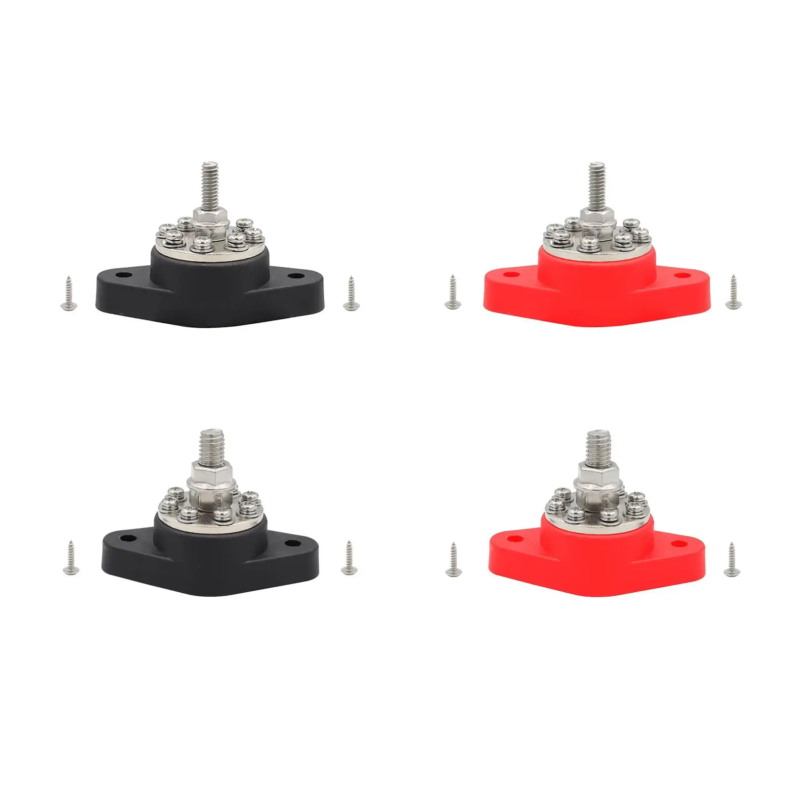 Distribution Stud Junction Post 8 Terminal Block Bus Bar Kit