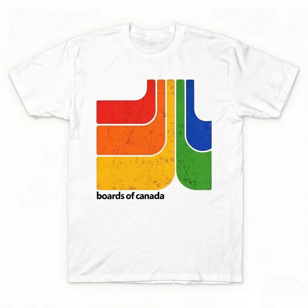 Summer New Boards of Canada Electronic Music Michael Sandison Marcus Eoin Essential T-Shirt Graphic T Shirts Y2k Male Clothes