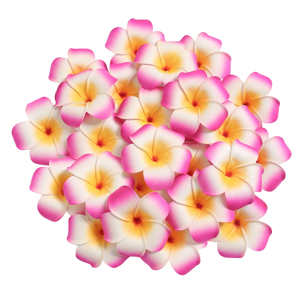 10/20 Stück 4,5 cm künstliche Blumen, hawaiianische Party-Kunstblumen für Hochzeitsdekoration, handgefertigte DIY-Bastelgeschenke, Zubehör – Detail 2