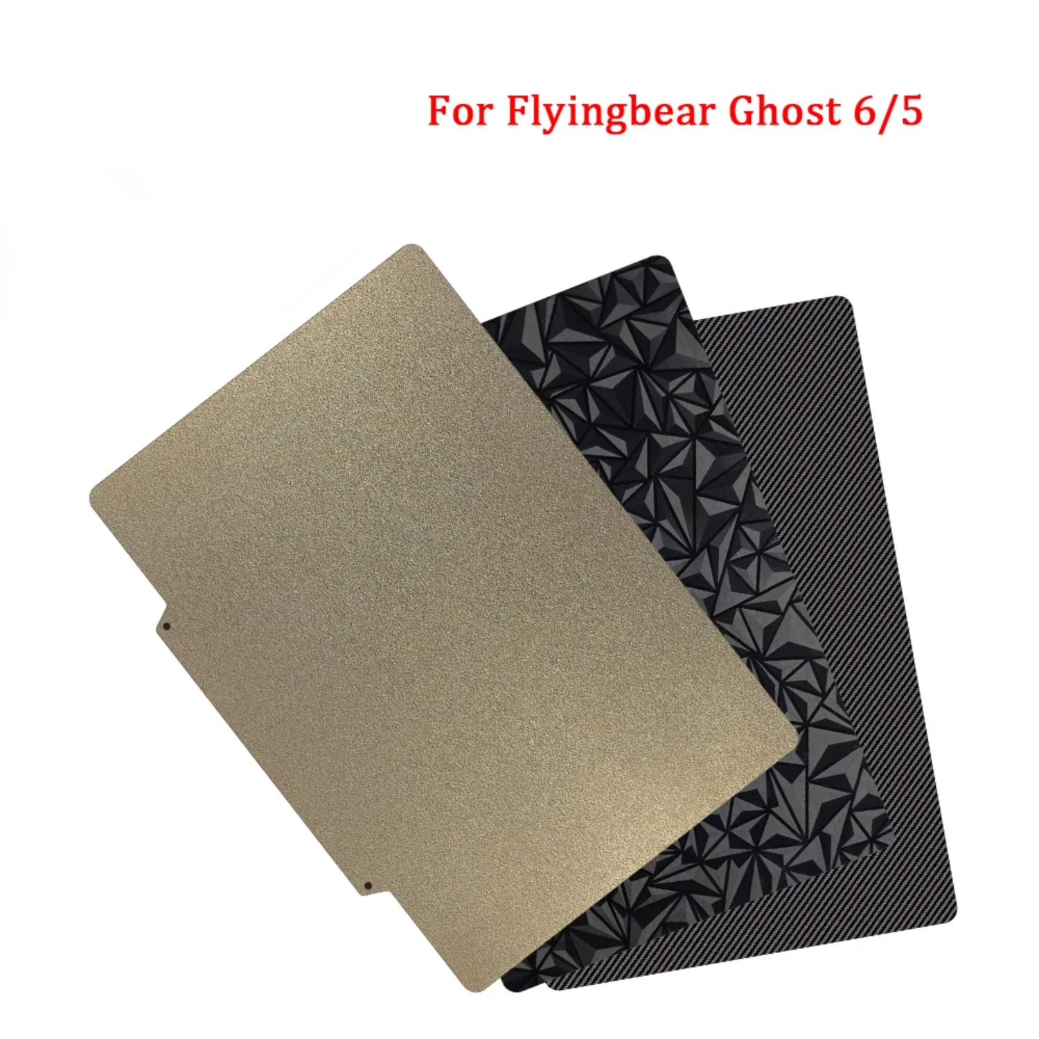 

Для Flyingbear Ghost 6/5 Hotbed 230x257 двухсторонняя выпуклая пластина PEI + PEO основание Пружинный стальной лист с ПЭТ-покрытием 3D-принтер