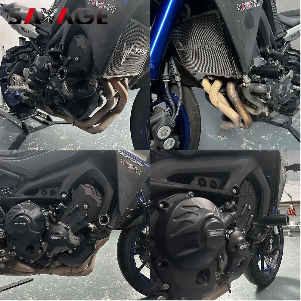 Wheel Axle Sliders Frame Slider Crash Pad For Yamaha MT-09 Tracer 900/GT FJ09 2015-2020 MT09 Tracer 900GT 900/GT FJ-09 MT FJ 09