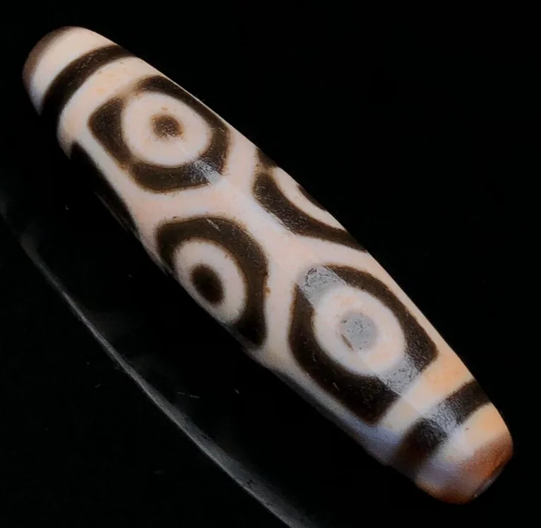 Magic Ancient Tibetan DZI Beads Old Agate Longevity 9 Eye Totem Talisman Pendant