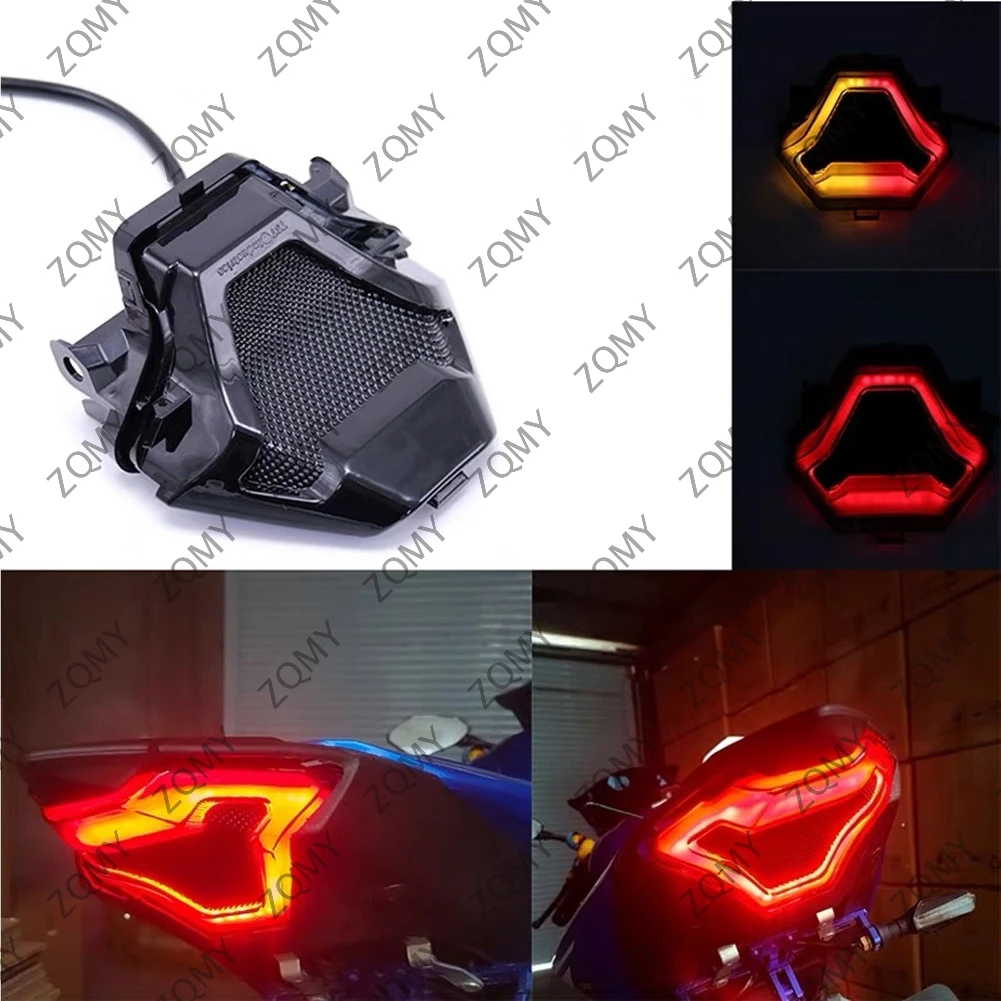 1pcs Motorbike Integrated LED Tail Light Turn Signals For Yamaha YZF R3 R25 Y15ZR MT07 FZ07 LC150