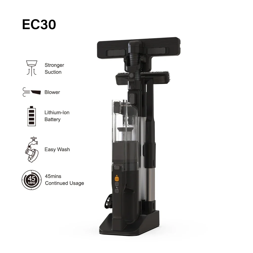 Eluxgo New Multi-purpose BLDC cordless vacuum cleaner  with suction and blower