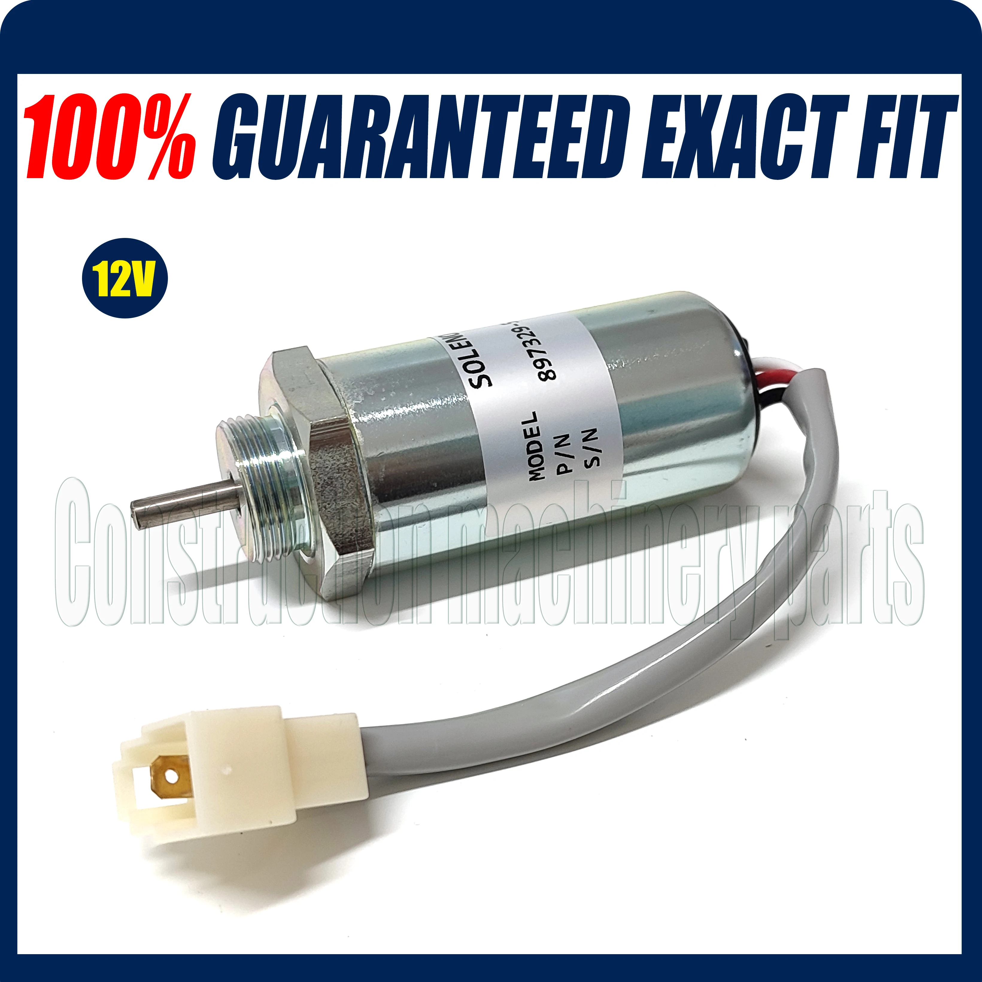 

12V 897329-5680 MV1-81 Fuel ShutOff Solenoid for Isuzu Engines 3LD1 3LD2 4LE1 3LB1