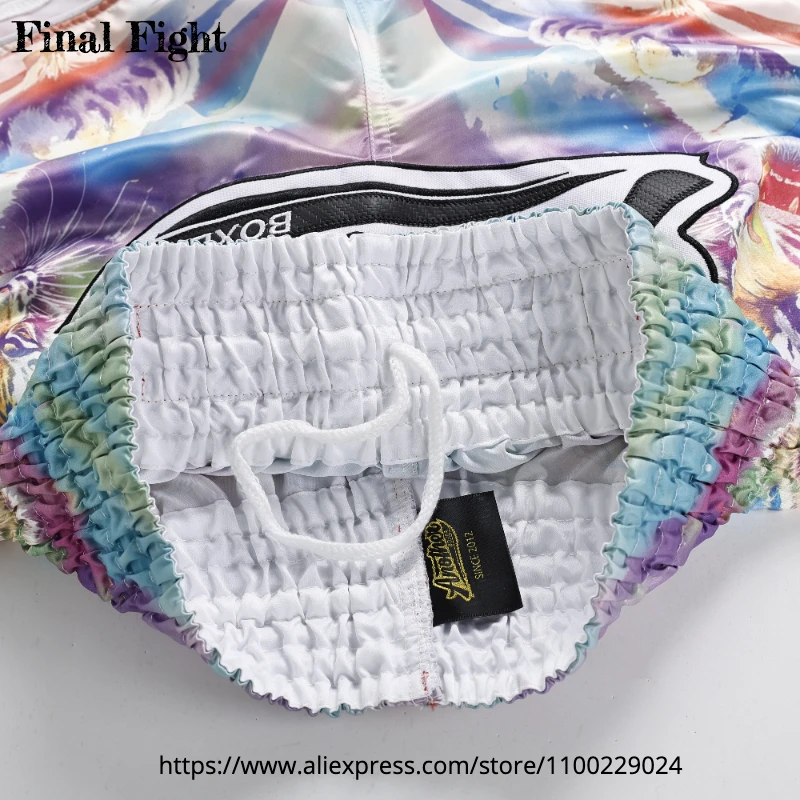 Athletics Muay Thai Shorts Men Boxing Shorts Women Kickboxing Short Boxing Trunks Classic Retro MMA Kickboxing Workout Clothing