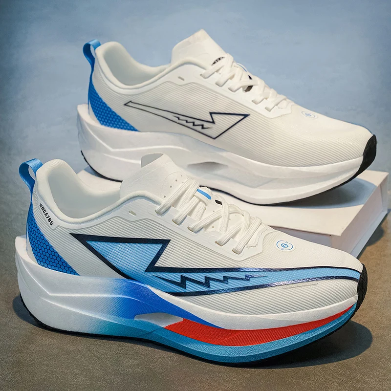 Men Casual Running Shoes Carbon Board Marathon Race Sports Outdoor Breathable Lightweight Woman Comfortable Athletic Sneakers
