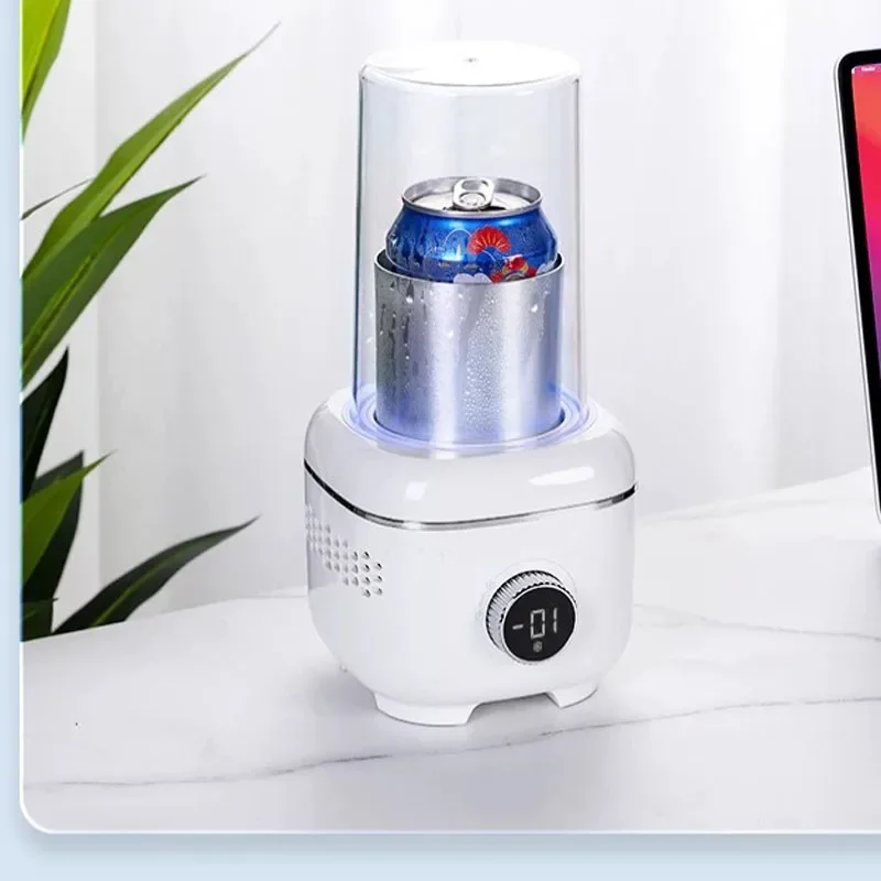 Mini Quick Beverage Chiller Desktop Drink Rapid Cooling Machine Household Cup Drink Fast Cooling Equipment