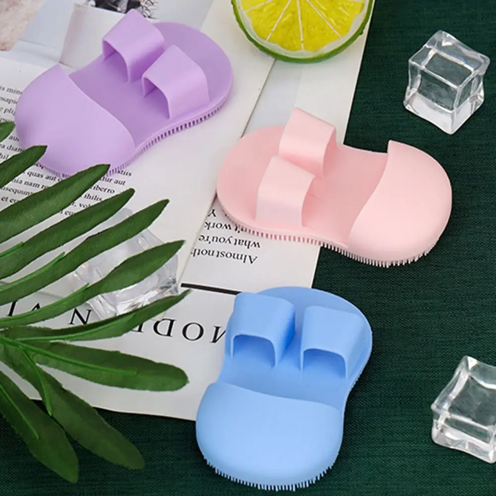 

Soft Silicone Cleansing Brush Skin-friendly Skincare Face Washing Brush Blackhead Removal Multifunction Washing Pad Girl