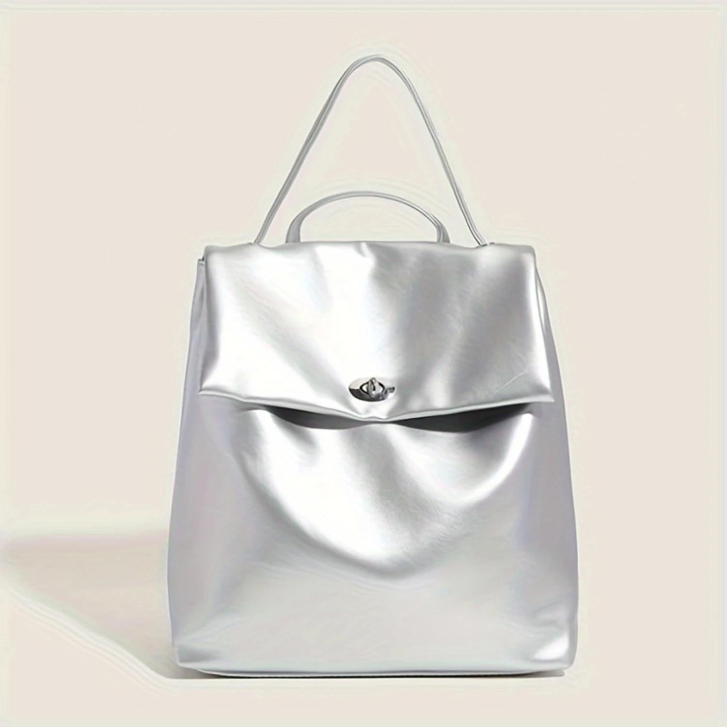 

Large Capacity Soft PU Leather Backpack, Versatile & Stylish Pack Hololive Girl backpack Thundercats Led Straw bag