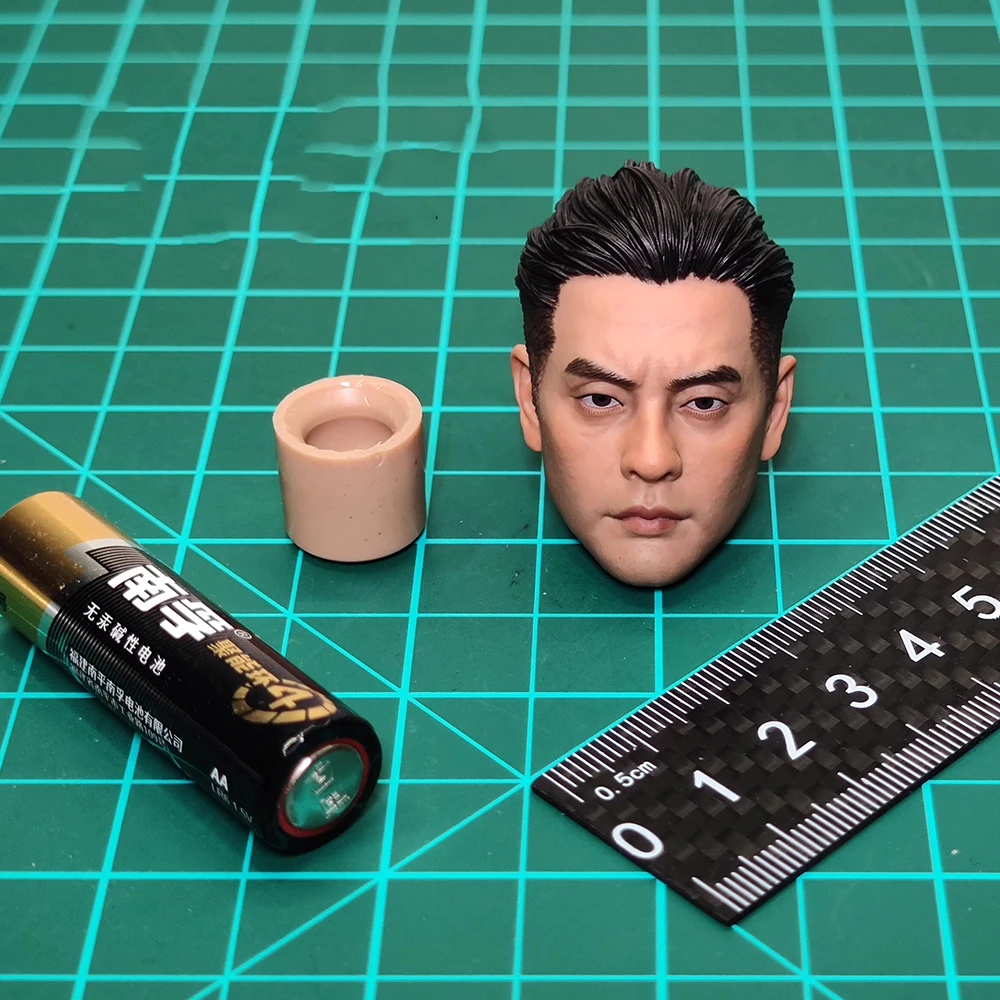 

1/6 Asia HK Soldier Doll SDU Handsome Guy Man Head Sculpt Carving Headgear Toys Model For 12" Doll Figure EASY&SIMPLE ES 26070A