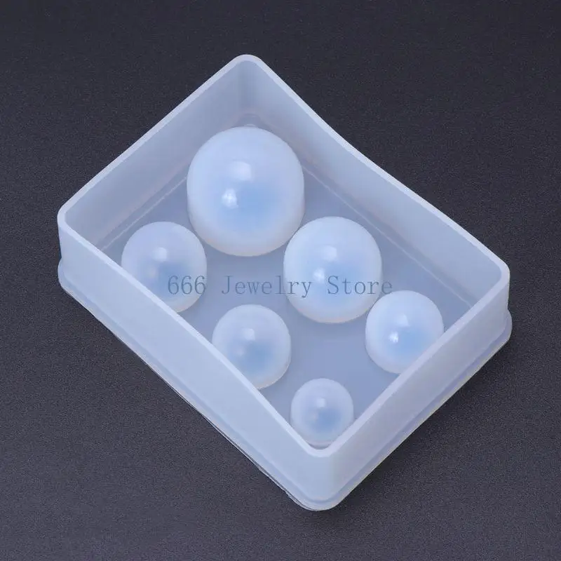 F2TD Jewelry Resin Casting Molds Pendant 9/12/15/16/20/25mm DIY Silicone Molds