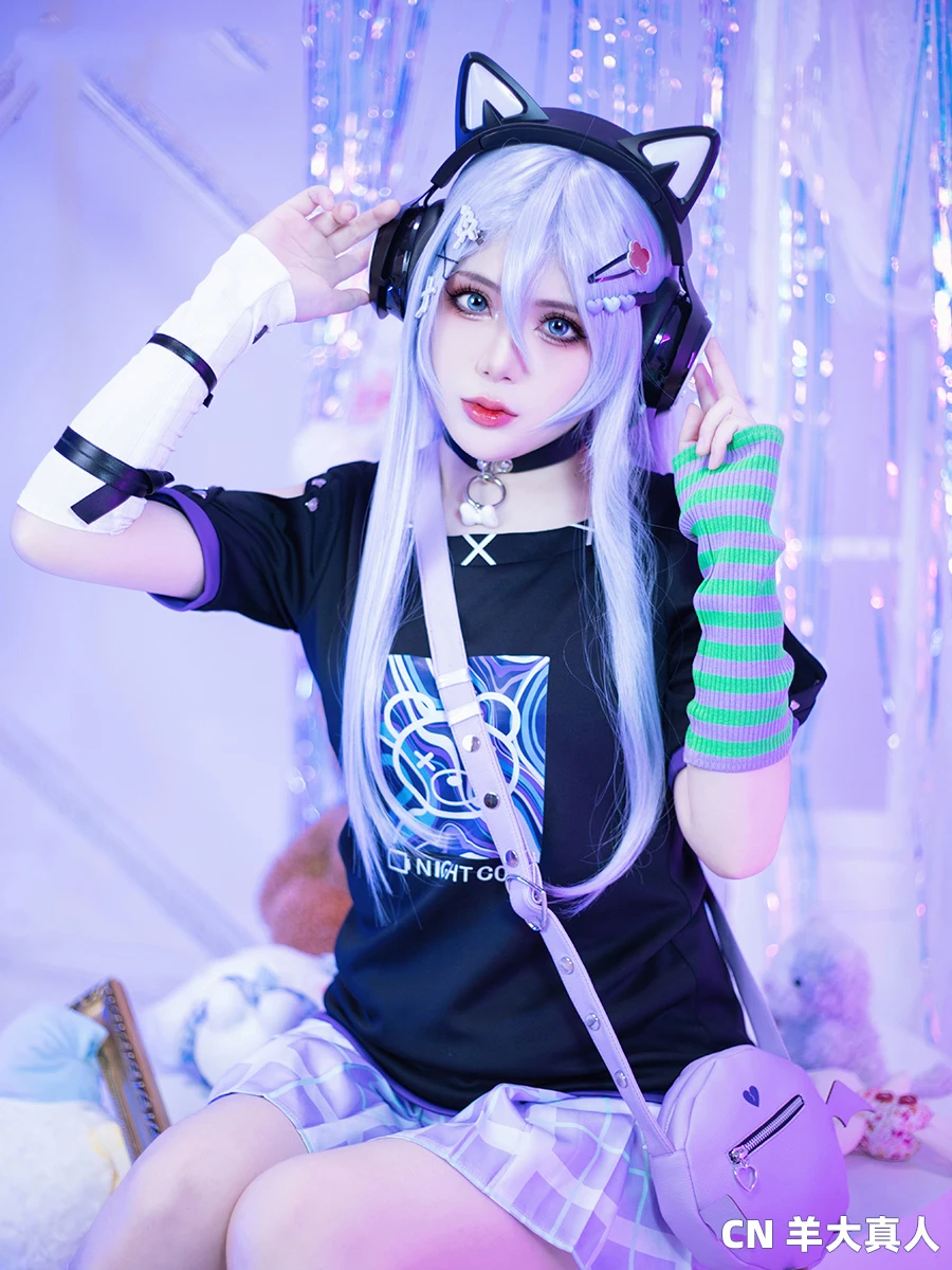Game PJSK Yoisaki Kanade Cosplay Costumes Women Party Suit Top Skirts Bag Halloween Uniforms Custom Made