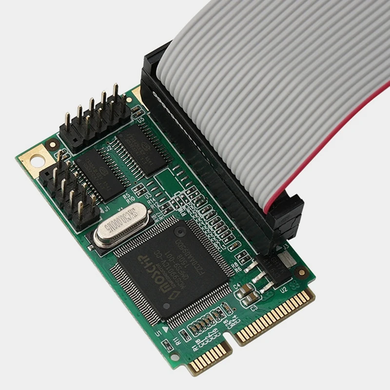 Karta adaptera Pcie na RS232 Karta adaptera Pcie X4 na RS232 2-serialne interfejsy RS232 Karta komunikacji wielopasmowej RS232