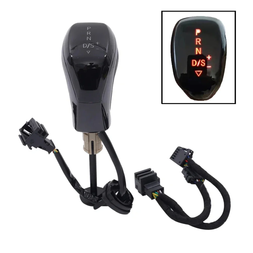 

Handle Car Parts Plastic & Metal Shifter HeadBall Accessories Automatic Car Gear Shift Knob Lever For Golf 6 7 1× Black