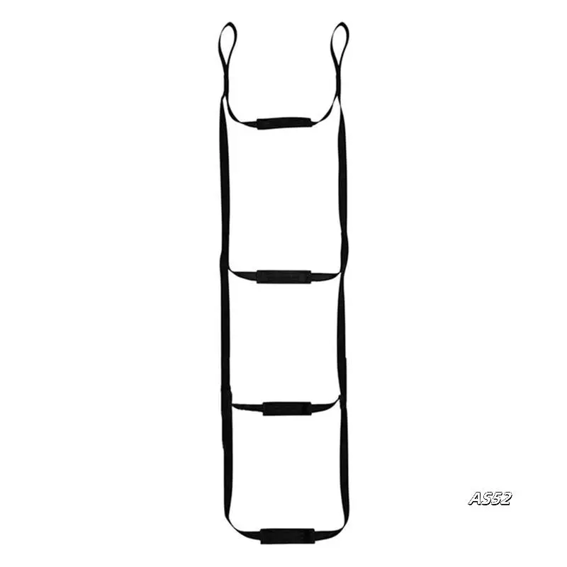 

Portable Tree Climbing Aider With Anti-Skidding Steps For Rock Caving Canyoning Rope Lader