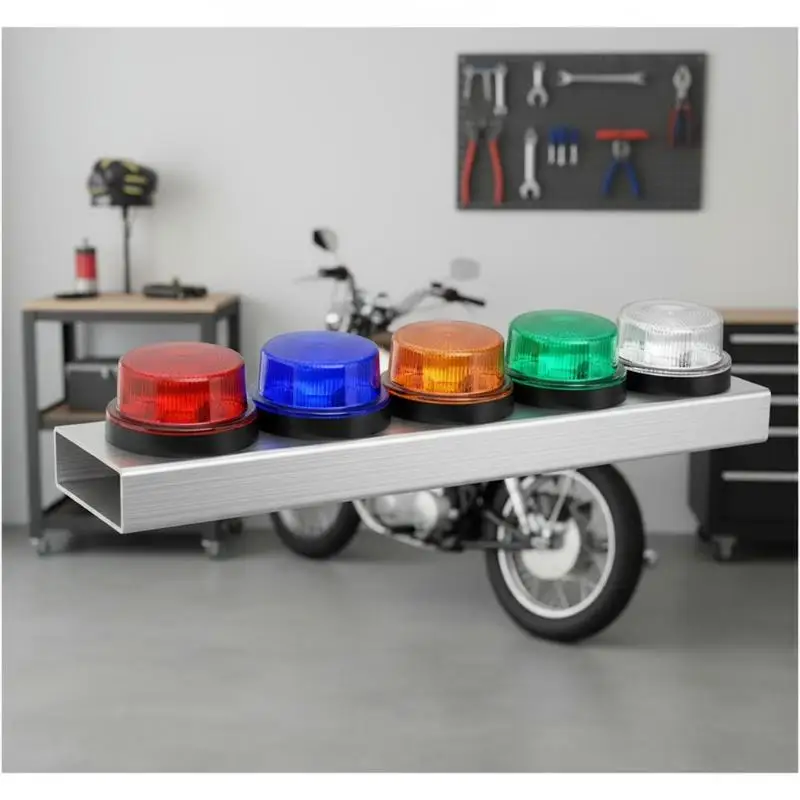 1Pcs Van Truck Side Lights Indication Lights 12V 24V Car LED Strobe Rotating Warning Light Flashing Emergency Light