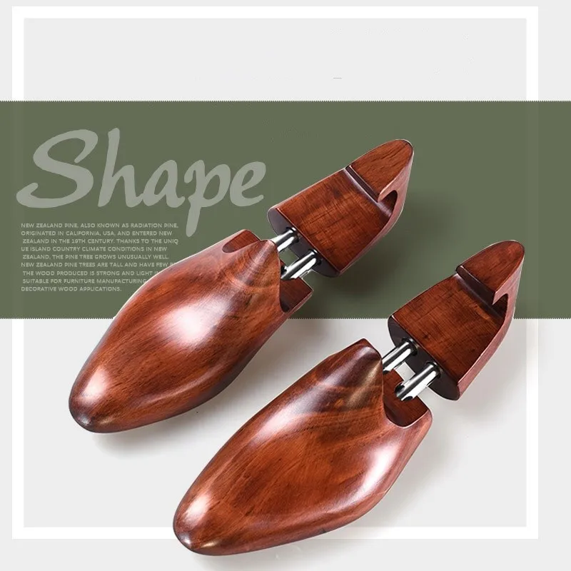 Wooden Adjustable Telescopic Shoe Supports Shaped Anti Wrinkle Non-deformable Shoe Lasts Pins