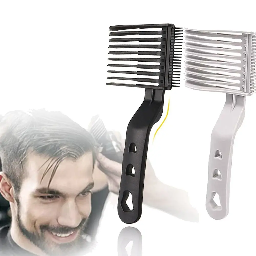 Blend Friend Fade Comb Ergonomic Gradienter Design Hair Cutting Comb Curved Positioning Comb Barber Supplies