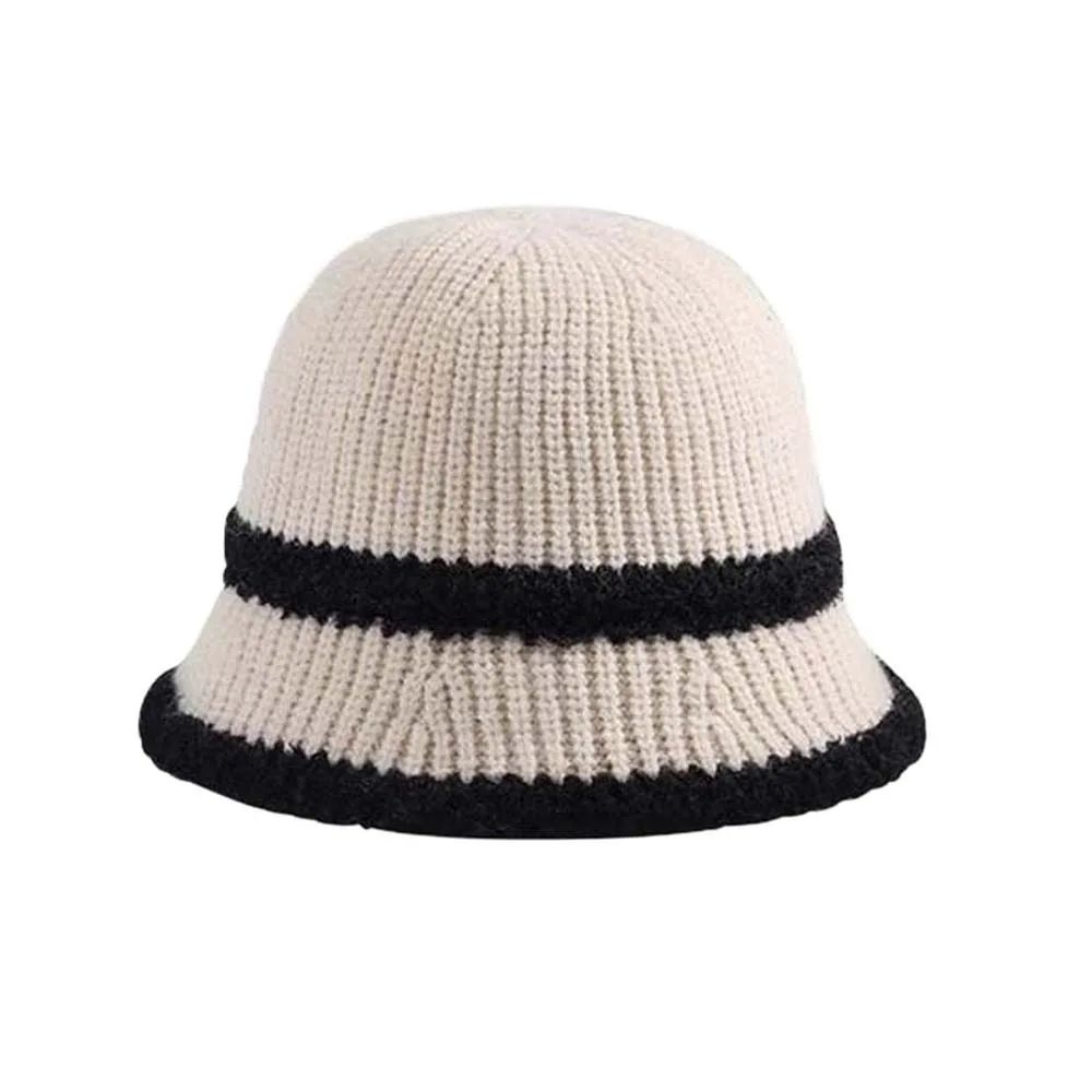 

Visor Cap Temperament Knitted Bucket Hat Hollow Out Anti-UV Woven Fisherman Hat Breathable Solid Color Sunshade Basin Cap Spring