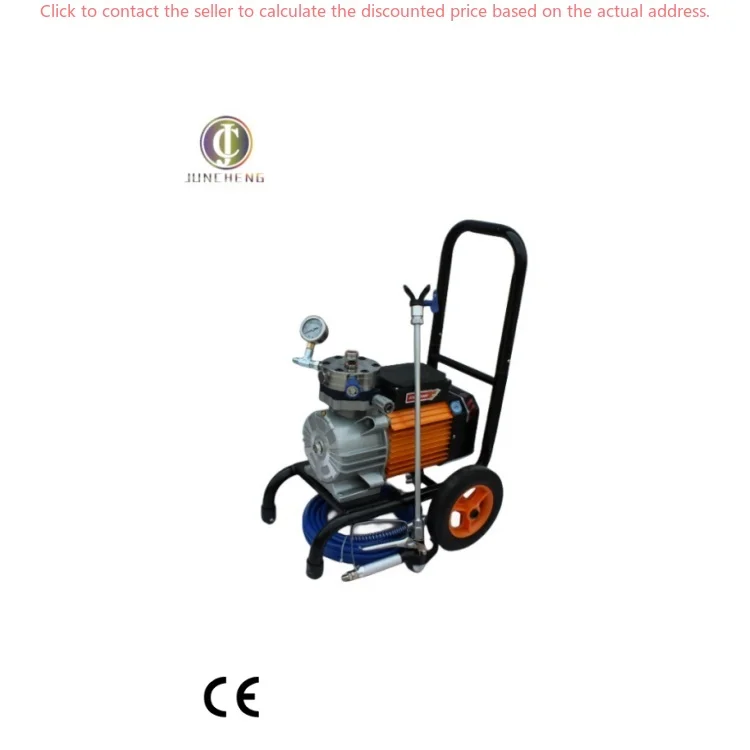 Superior Electric Airless Paint Pump Machine Easy To Operate With Powerful Motor For Manufacturing Plants New Condition