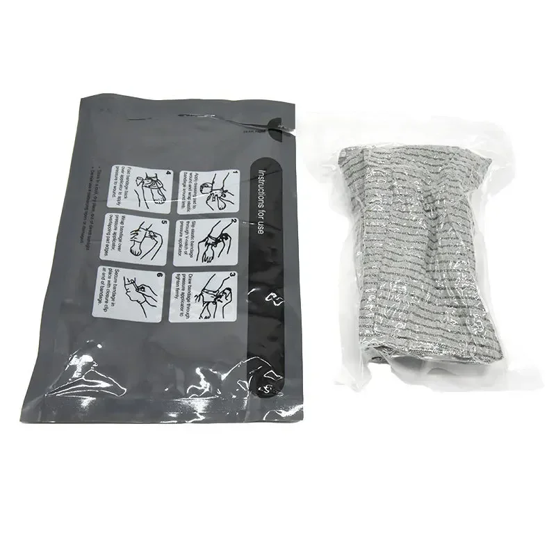 4/6 بوصة في الهواء الطلق الإسعافات الأولية الصدمة مرقئ ضمادة الإسعافات الأولية الطبية ضغط ضمادة الطوارئ للركبة المشتركة إصبع #2