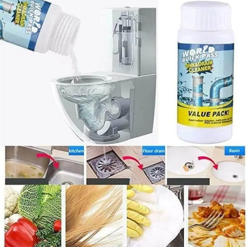 100g Powerful Kitchen Pipe Dredging Agent Dredge Deodorant Toilet Sink Drain Cleaner Sewer Fast Cleaning Tools Dropshipping