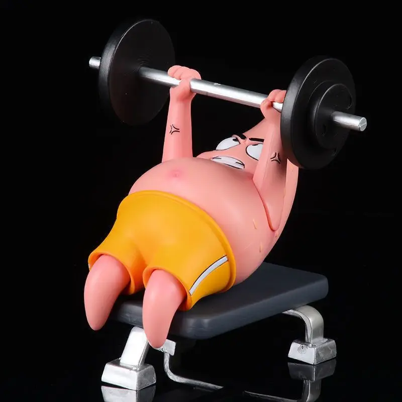 Figura de Bob Esponja y Patricio Estrella Musculosos, Juguete de Moda, Estatua Decorativa para Escritorio, Regalo de Cumpleaños para Fanáticos del Anime