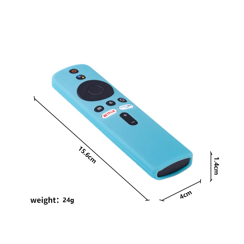Silicone Protective Case for Xiaomi Mi TV Box S Remote Control Cover Silicone Soft Shockproof Protector Shell for Mi TV Stick 4K - view 2