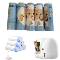 Use for Petkit Pura X Max or Max2 Garbage Bag for Self-cleaningToilet Extra Thick Waste Bags Cat Litter Box Liners Trash Bags