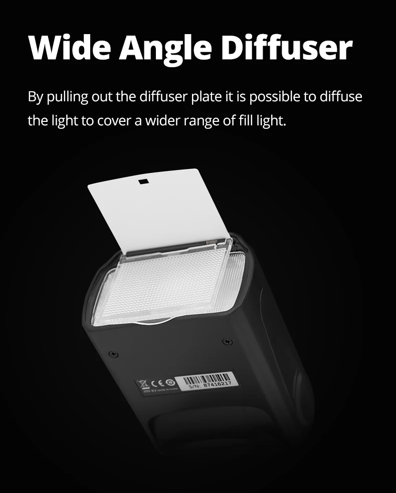 Ambitful AF970 Flash Light Speedlight Speedlite Universal for Fujifilm Nikon Ca