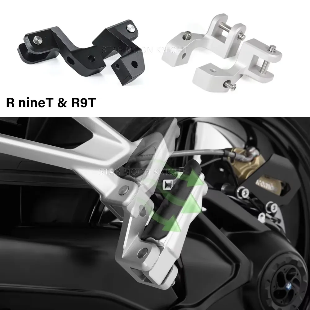 Per BMW R9T R nove TR nineT Pure RnineT Racer Moto Passeggero Pedana Abbassamento Poggiapiedi Inferiore Parti del Poggiapiedi In Alluminio