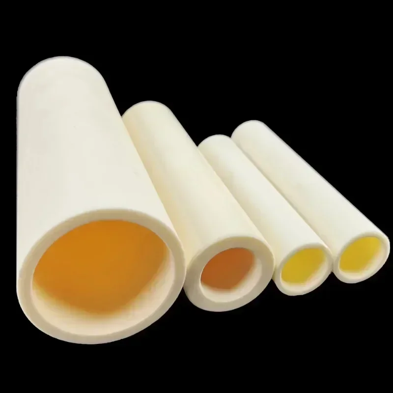 

99% Alumina Tube Ceramic Vacuum Furnace Tube OD*ID*L=30*25*500mm High-Purity Insulation Tube for Thermal Processing