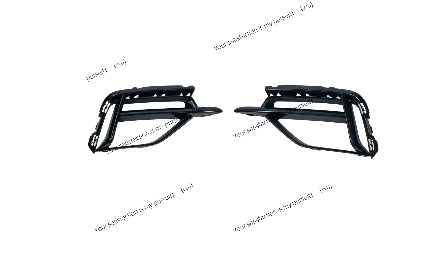 Suitable for Volkswagen Golf 7.5R bright black fog light frame 5G0853665 5G0853666PP material