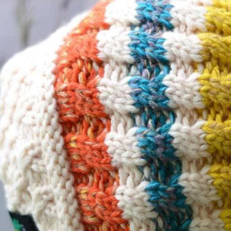 Милая трикотажная шапка Xiaomi для женщин и девушек, сезон осень-зима, Корейская версия, утолщенная теплая ветрозащитная теплая шапка, Женская Повседневная шапка