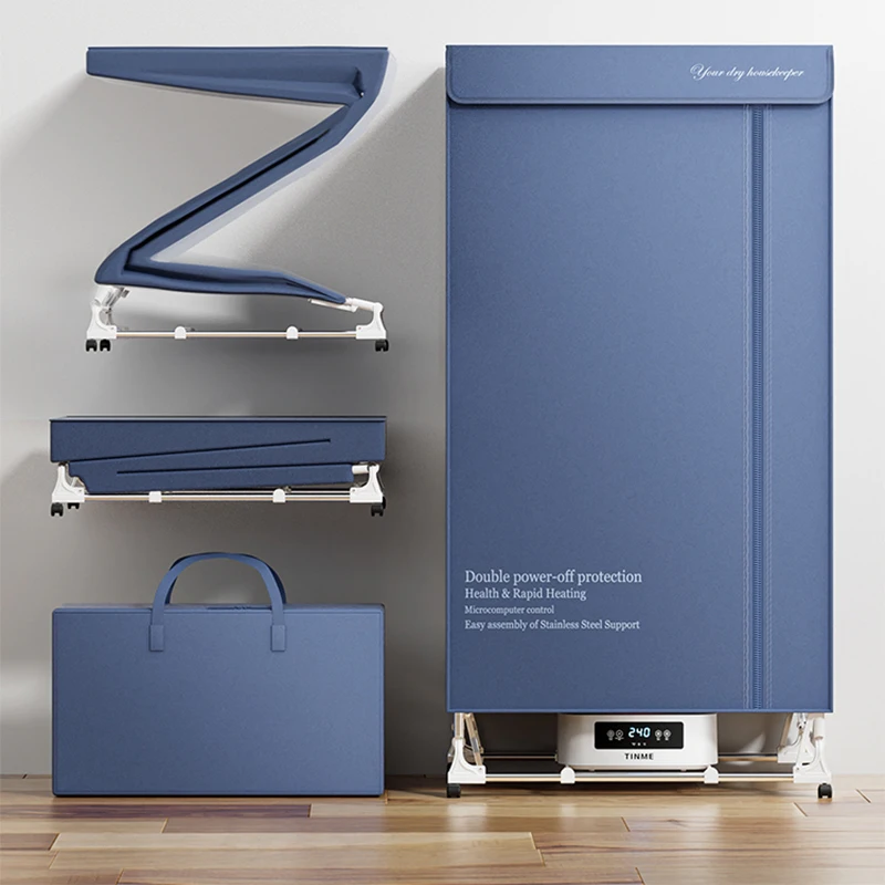 

2000 Вт, портативная сушилка для одежды с дистанционным управлением, 648 л, водонепроницаемая сушилка для одежды большой емкости, быстросохнущая складная сушилка для одежды