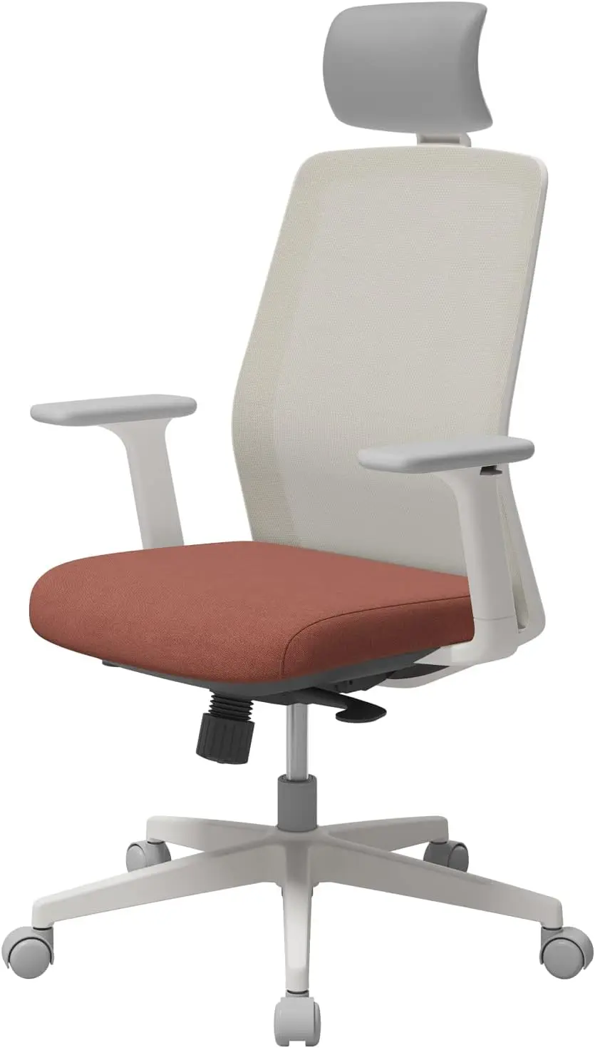 

T40 SE Ergonomic Office Chair : Comfortable Home Office Chair with Reclining Tilt Lock, Headrest, 3D Armrests