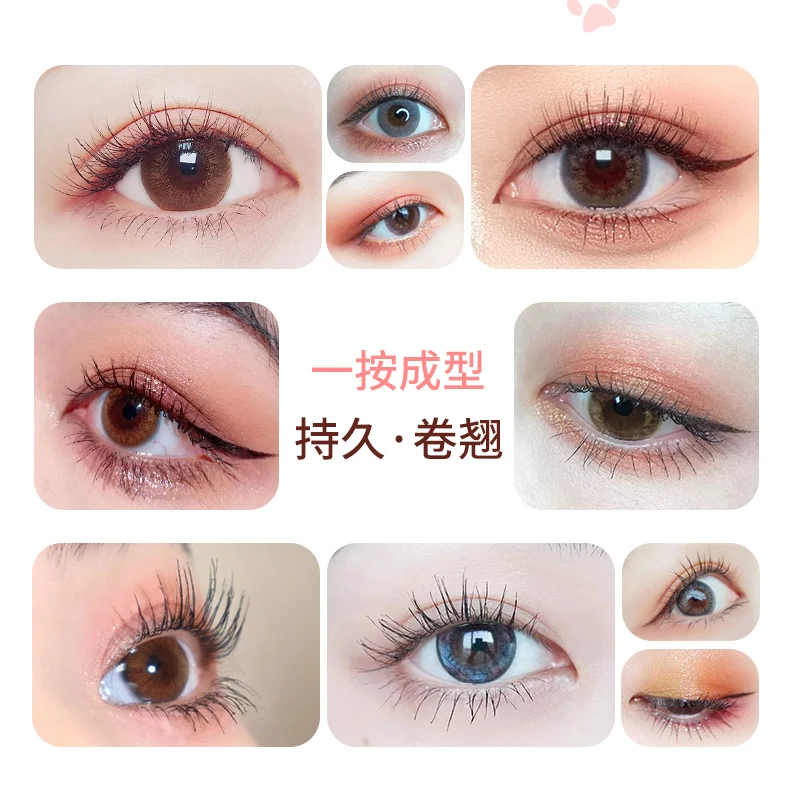 Gratis Verzending Kat Poot Wimper Perm Coil Elektrische Strijken Wimperkruller Krullend Langdurige Vormgeven Druk Type Wimperkruller