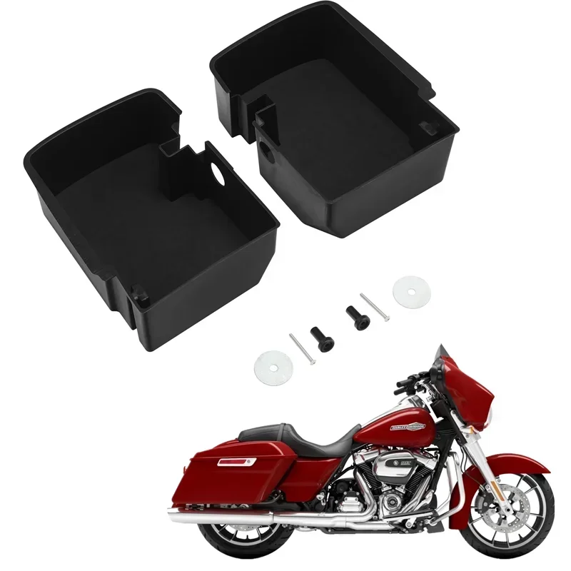 

Для Harley Touring Road King Street Electra Glide 2014-2023 2019 Acsessories Hard Saddlebag Органайзер Ящик для инструментов для мотоцикла