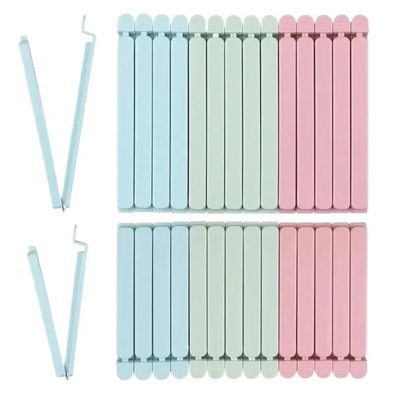 5/10Pcs Colorful Plastic Food Bag Sealing Clips, Kitchen Snack Coffee Potato Chip Storage Bag Clips