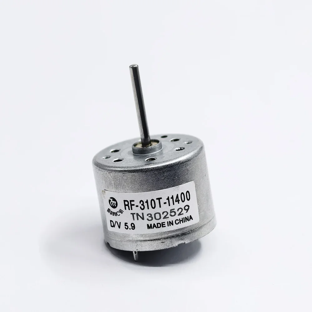 

RF-310T-11400 D/V 5.9 Micro 24mm 310 Motor DC 3V 5V 6V Mini Round Spindle Motor 17mm Long Shaft for Audio CD DVD Player Toy