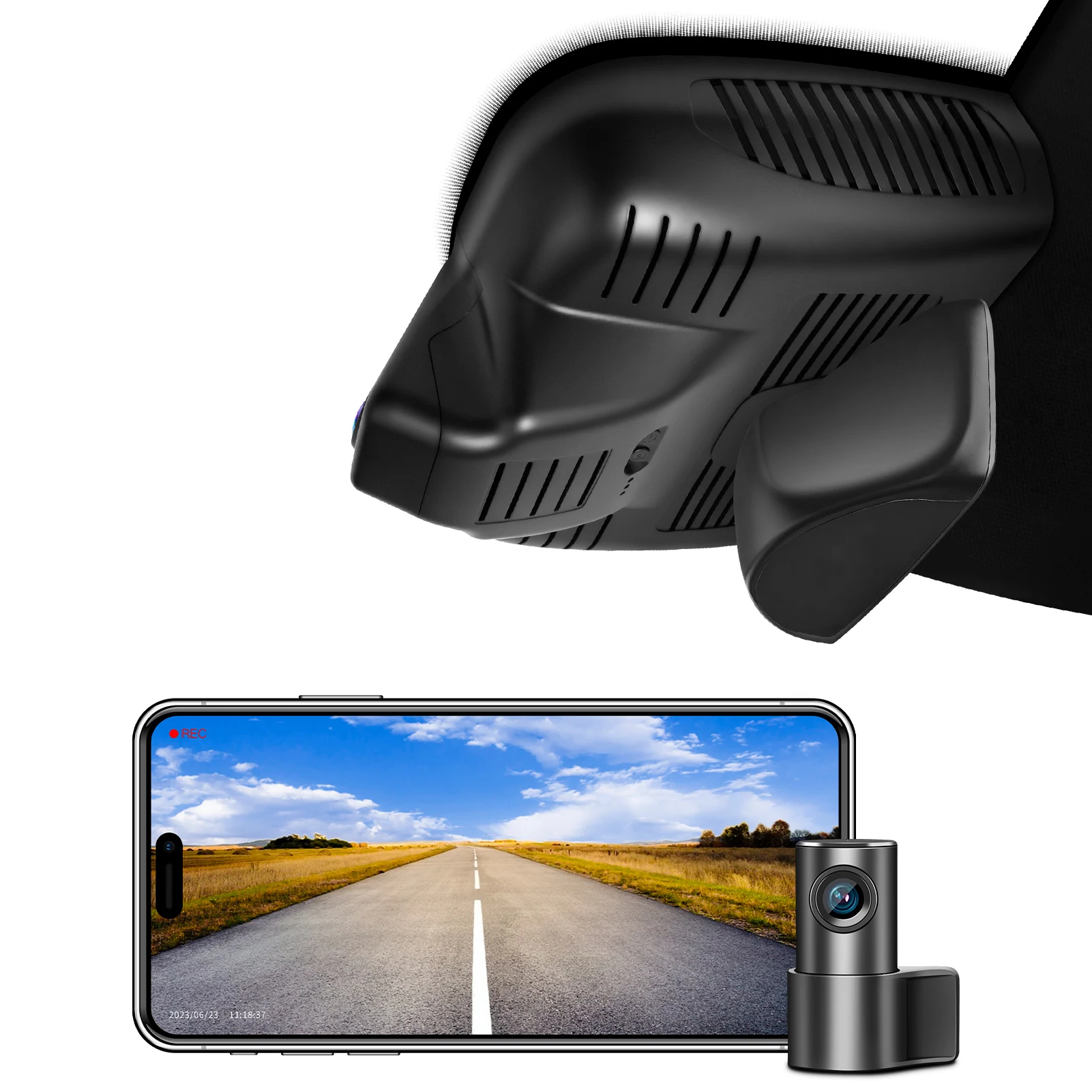 Mangoal 4K Dash Cam For Mercedes-Benz GLB X247 Facelift 2020-2026 (Model A B C D) Car Camera WiFi APP GPS Night Vision DashCam
