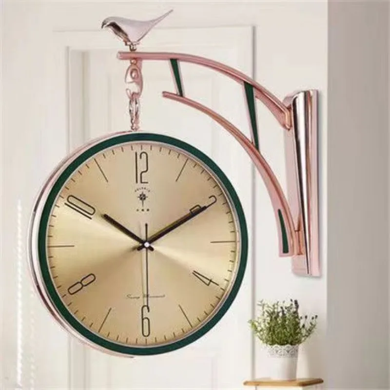 Digital Vintage Clock Wall Living Room Modern Bedrooms Design Creative Wall Watch Restaurant Horloge Murale Ornaments Home Decor