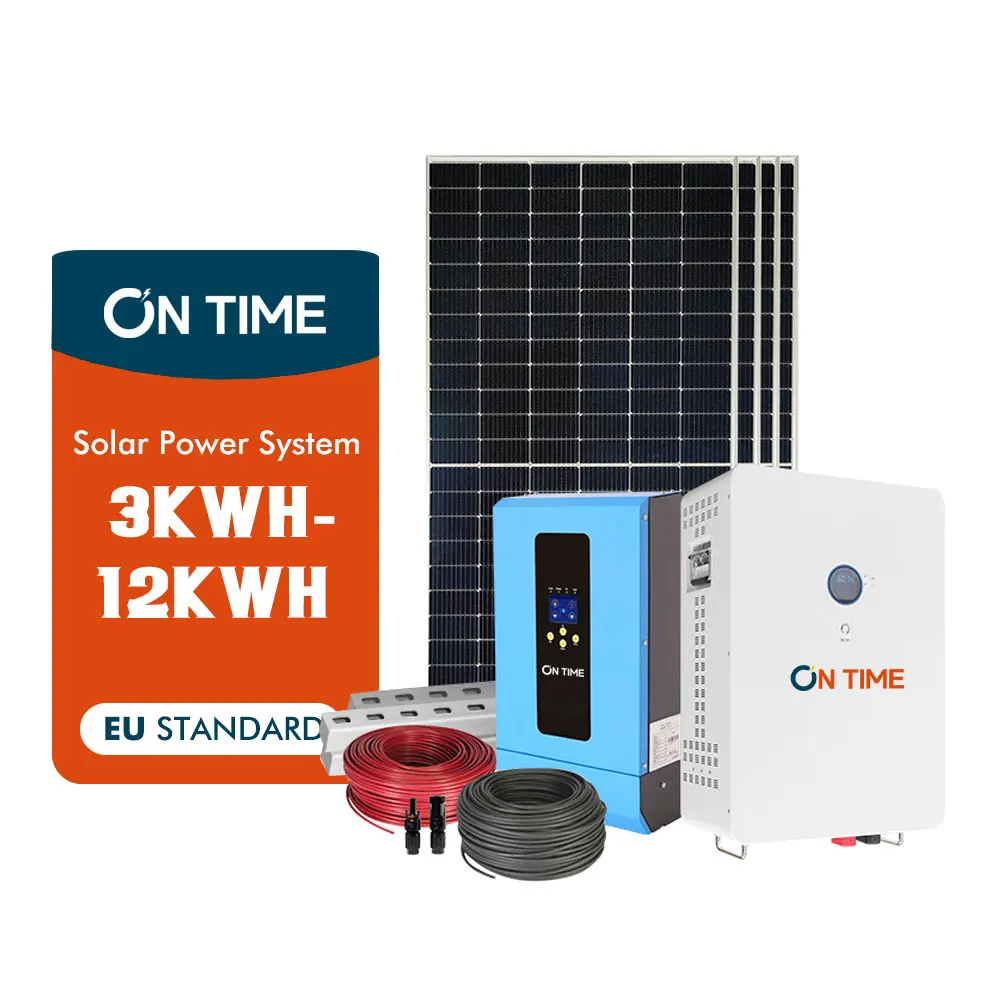 Integrated 10KW Home Energy Storage System with Solar Panels Inverter and 5KWH-30KWH Lithium Ion ‘MPPT Battery Controller