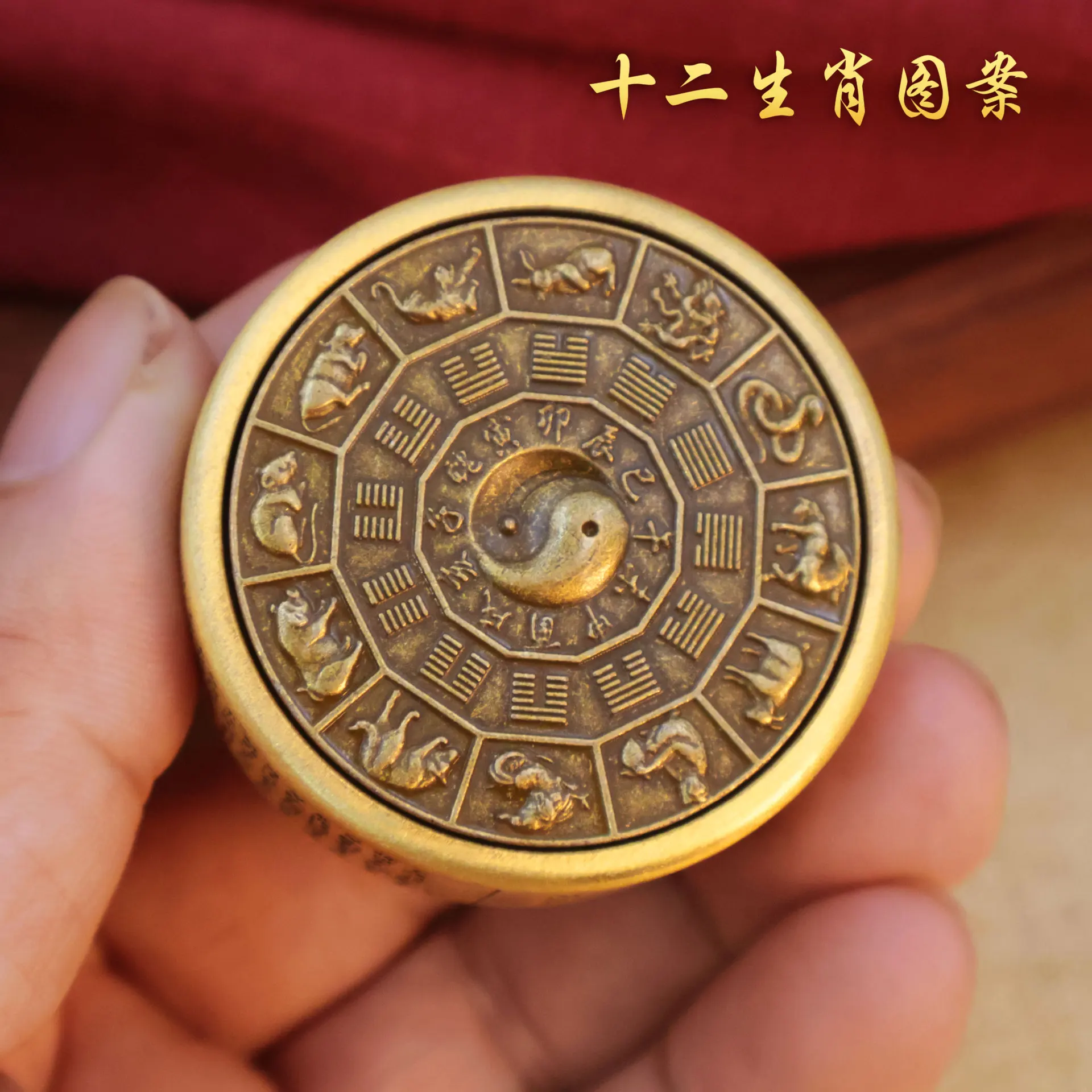 Giroscopio de Buda Zen de Metal Fidget Spinner juguete para aliviar la ansiedad para adultos giroscopio para la yema del dedo Ansiedad Alivio Del Estres regalo exquisito